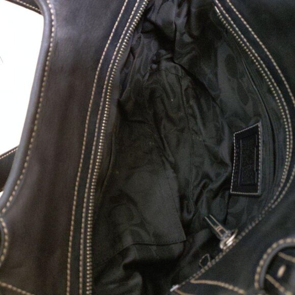 COACH Soho leather shoulder bag in black - Picture 6 of 8